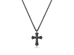 Police Ocelový pánský náhrdelník Kříž s krystaly Kudos PEJGN2112822