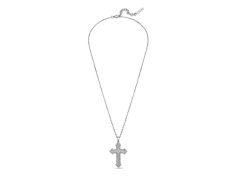Police Pánský ocelový náhrdelník Kříž s krystaly Stoneset PEAGN0036501