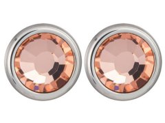 Preciosa Náušnice Carlyn s krystalem Apricot 7235 49