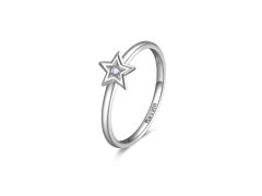 Rosato Půvabný stříbrný prsten s hvězdičkou Allegra RZA027 58 mm