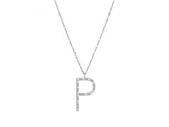 Rosato Stříbrný náhrdelník s přívěskem P Cubica RZCU16 (řetízek, přívěsek)