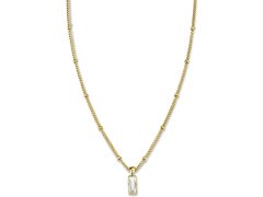 Rosefield Pozlacený ocelový náhrdelník s krystalem Swarovski Toccombo JTNBG-J441
