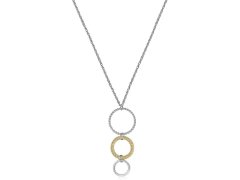 S`Agapõ Bicolor náhrdelník s kruhy Sirkel SSK02