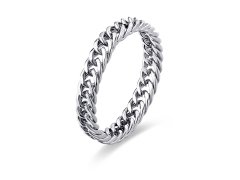 S`Agapõ Nepřehlédnutelný ocelový prsten For Love SFV44 50 mm