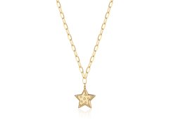 S`Agapõ Pozlacený náhrdelník Hvězda s krystaly Stellar SSE06