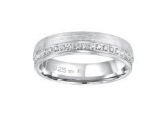 Silvego Snubní stříbrný prsten Paradise pro ženy QRGN23W 49 mm