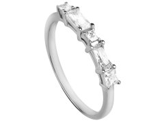 Silver Cat Zářivý prsten se zirkony SC302 60 mm