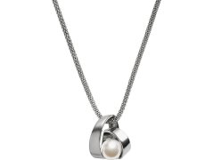 Skagen Dámský ocelový náhrdelník s perlou SKJ0749040