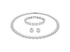Swarovski Luxusní sada šperků s krystaly Angelic 5367853 (náušnice, náramek, náhrdelník)