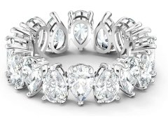 Swarovski Luxusní třpytivý prsten Vittore 5572827 60 mm