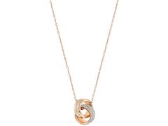 Swarovski Stylový bronzový náhrdelník Further 5240525