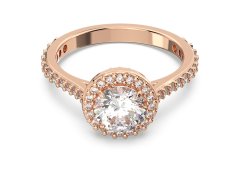 Swarovski Třpytivý bronzový prsten s krystaly Constella 5642640 58 mm