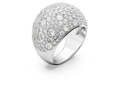 Swarovski Třpytivý masivní prsten s krystaly Luna 5677134 60 mm