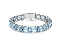 Swarovski Třpytivý náramek s modrými krystaly Millenia 5614924