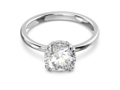 Swarovski Zásnubní prsten s čirým krystalem Constella 5642635 52 mm
