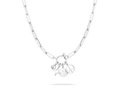 Tamaris Výrazný ocelový náhrdelník s přívěsky TJ-0420-N-40