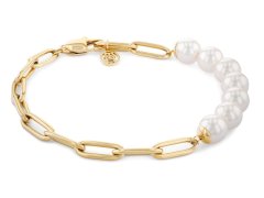 Tommy Hilfiger Elegantní pozlacený perlový náramek Orb Pearl 2780770