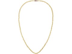 Tommy Hilfiger Slušivý náhrdelník z pozlacené oceli Ropse Chain 2790498