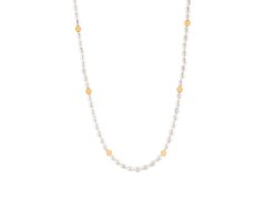 Troli Elegantní náhrdelník s pravými perlami VAAXP1319G