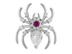 Troli Nadčasová brož ve tvaru pavouka s krystaly KS-225