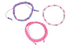 Troli Souprava náramků pro dívky růžová/fialová (3 ks)