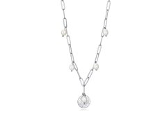 Viceroy Krásný stříbrný náhrdelník s perličkami Chic 75274C01000