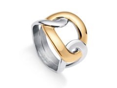 Viceroy Luxusní tricolor prsten z oceli Chic 75310A01 55 mm