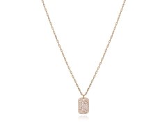 Viceroy Pozlacený náhrdelník s čirými zirkony Elegant 13178C100-30
