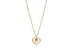 Viceroy Romantický pozlacený náhrdelník Srdce Chic 13026C100-06