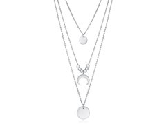 Viceroy Stylový ocelový náhrdelník s přívěsky Popular 75198C01000