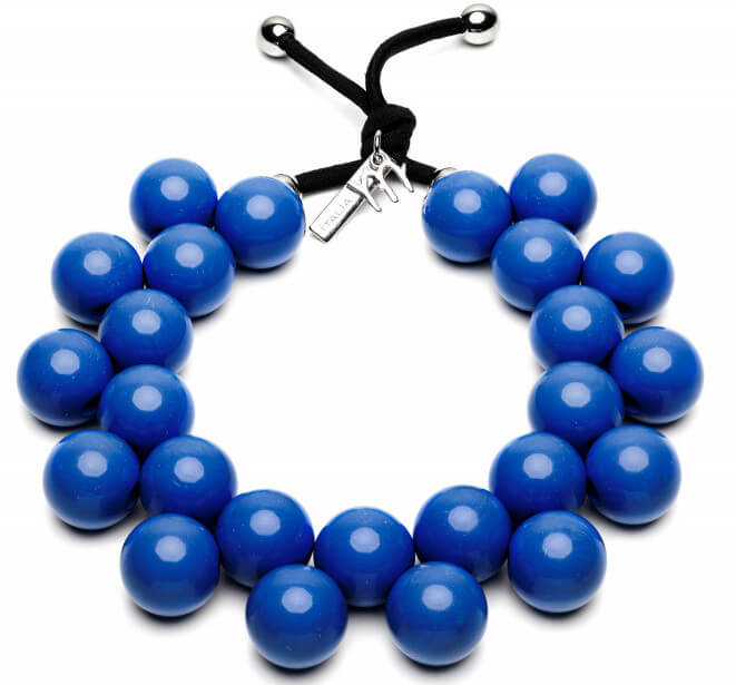 #ballsmania Originální náhrdelník C206 19-4056 Blue Olympian - Náhrdelníky