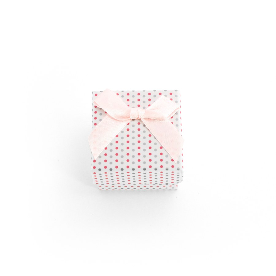 Beneto Dárková krabička s barevnými puntíky KP5-5 - Dárkové krabičky na šperky Krabičky na šperky Krabičky na šperky - malé
