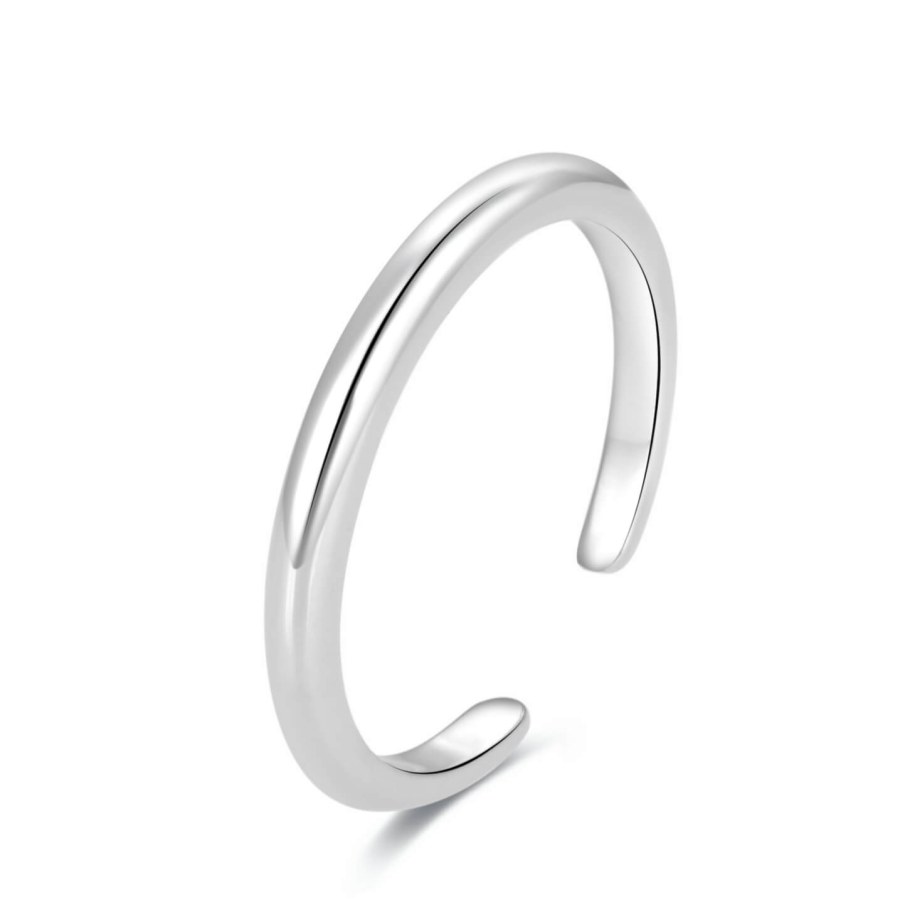 Beneto Minimalistický stříbrný prsten na nohu AGGF494 - Prsteny na nohu