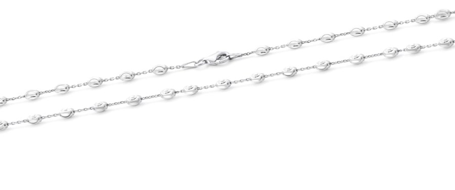 Beneto Módní stříbrný balónkový náhrdelník AGS1148 45 cm - Náhrdelníky