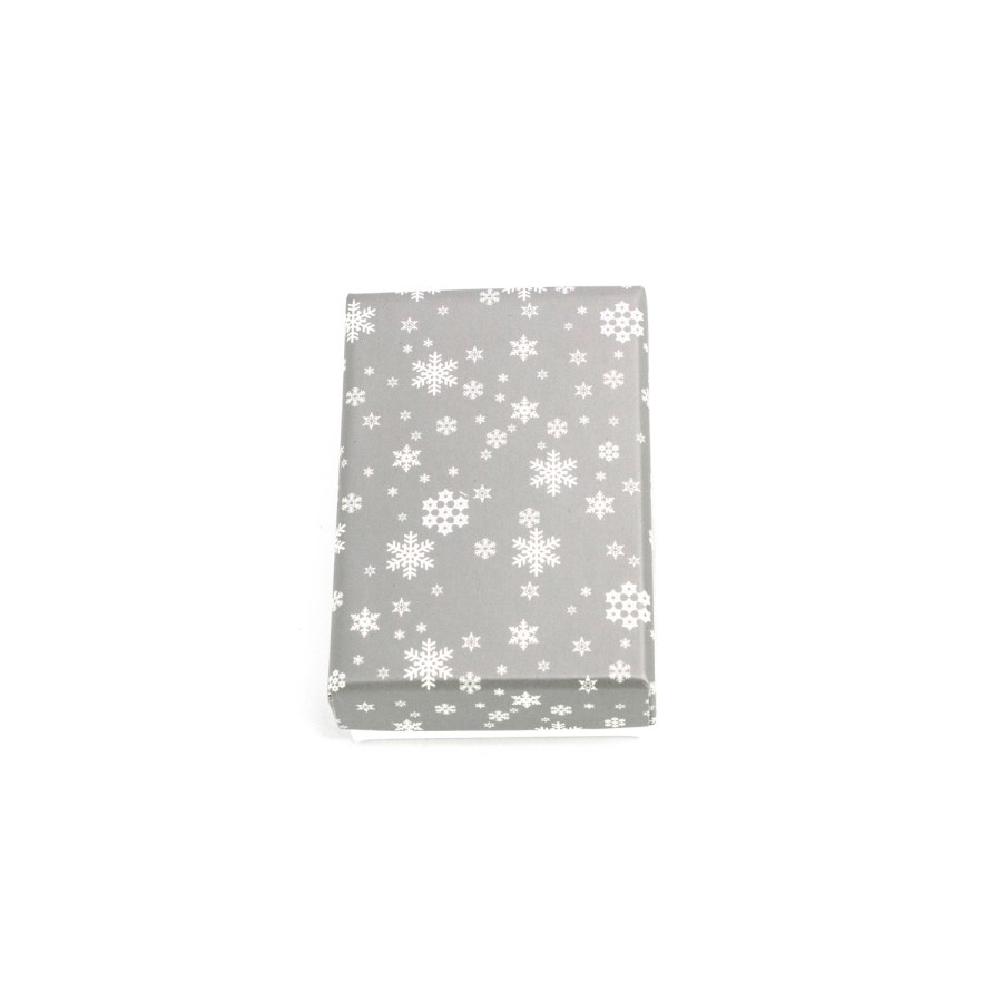 Beneto Stříbrná zimní dárková krabička na šperky KP15-8-G - Dárkové krabičky na šperky Krabičky na šperky Krabičky na šperky - velké