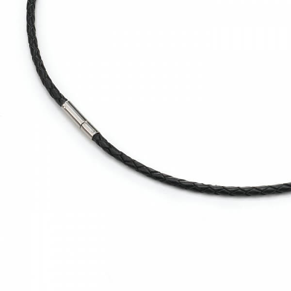 Boccia Titanium Kožený náhrdelník 0835-01 45 cm - Náhrdelníky
