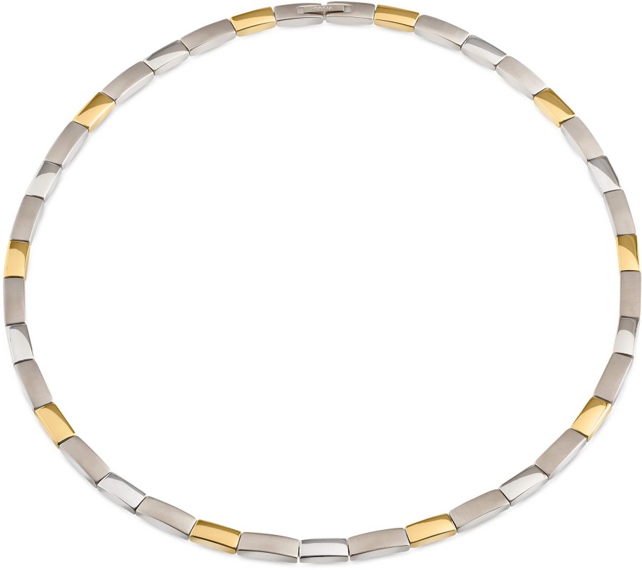 Boccia Titanium Nadčasový bicolor náhrdelník z titanu 08043-02 - Náhrdelníky