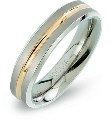 Boccia Titanium Snubní titanový prsten 0144-02 67 mm - Prsteny Snubní prsteny Snubní prsteny bez kamínku