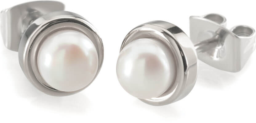 Boccia Titanium Titanové náušnice s perlou 0594-01 - Náušnice