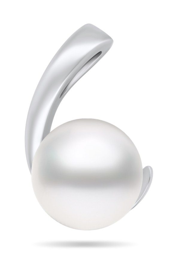 Brilio Silver Elegantní stříbrný přívěsek s pravou perlou PT109W - Přívěsky a korálky