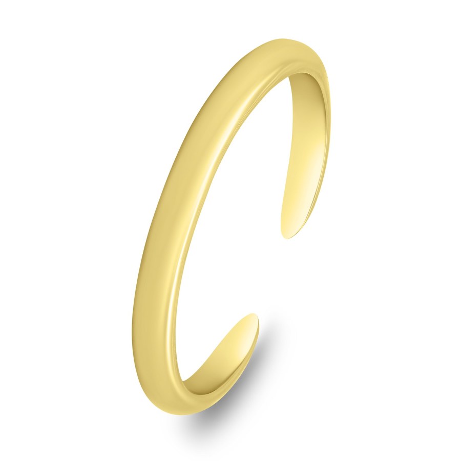 Brilio Silver Minimalistický stříbrný otevřený prsten RI084Y - Prsteny Otevřené prsteny