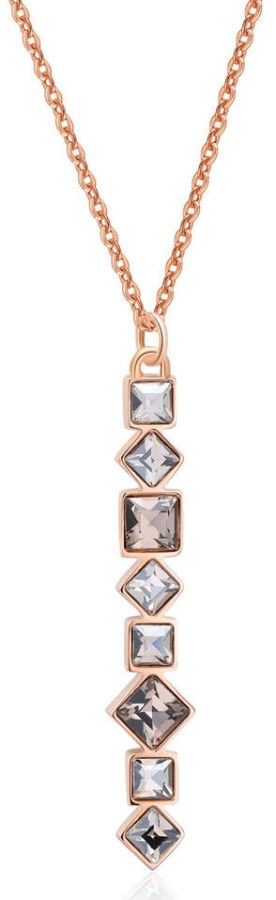 Brosway Bronzový náhrdelník s krystaly Symphonia BYM64 - Náhrdelníky