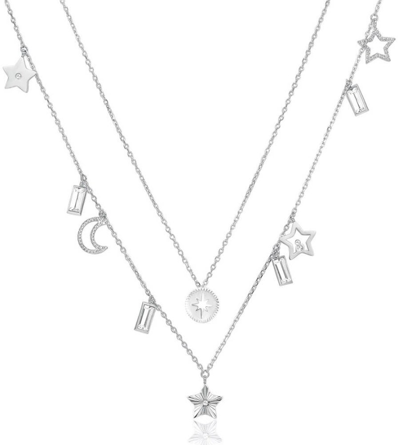 Brosway Dvojitý náhrdelník s přívěsky Chant BAH03 - Náhrdelníky