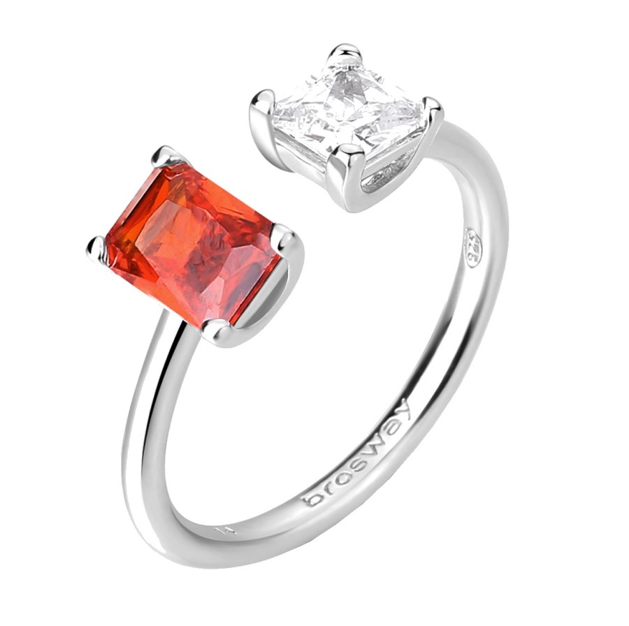 Brosway Elegantní otevřený prsten Fancy Vitamin Orange FVO18 52 mm - Prsteny Otevřené prsteny