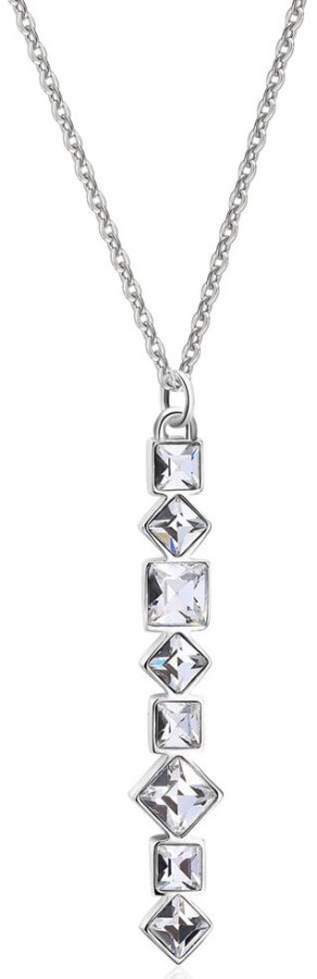 Brosway Ocelový náhrdelník s krystaly Symphonia BYM63 - Náhrdelníky