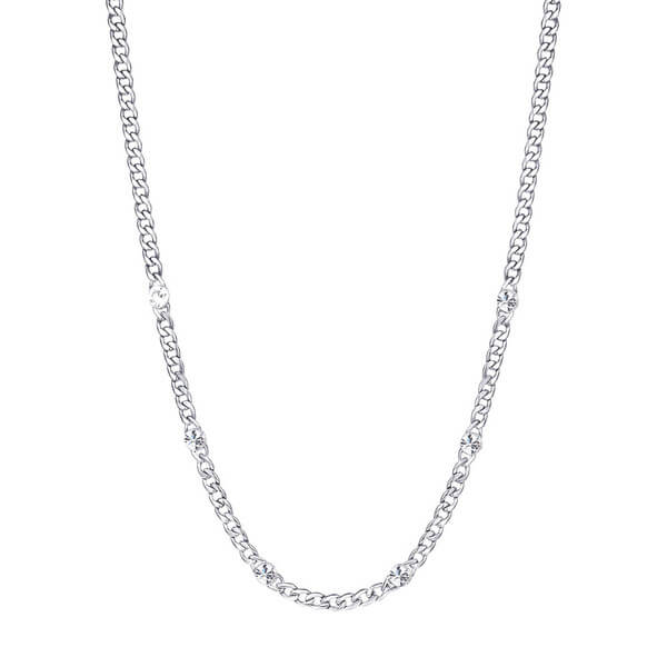 Brosway Ocelový náhrdelník s krystaly Symphonia BYM83 - Náhrdelníky