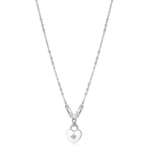 Brosway Ocelový náhrdelník se srdíčkem Chakra BHKN074 - Náhrdelníky