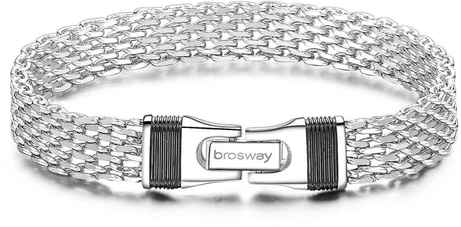 Brosway Pánský ocelový náramek Uniform BNF11 19 cm - Náramky Řetízkové náramky