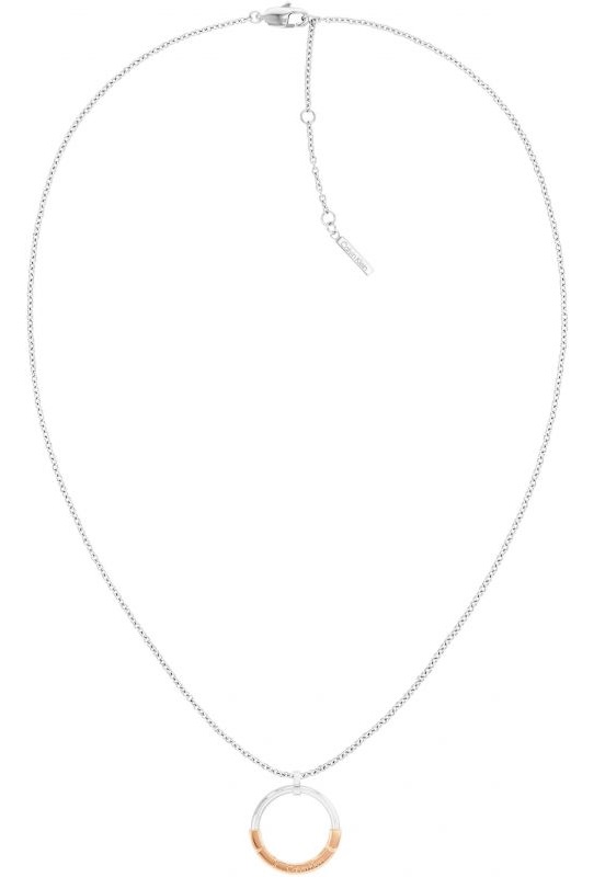 Calvin Klein Bicolor náhrdelník z oceli Soft Squares 35000453 - Náhrdelníky
