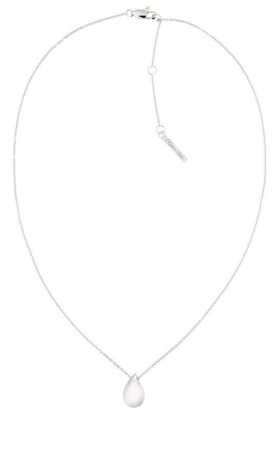 Calvin Klein Elegantní ocelový náhrdelník s kapičkou Sculptured Drops 35000083 - Náhrdelníky